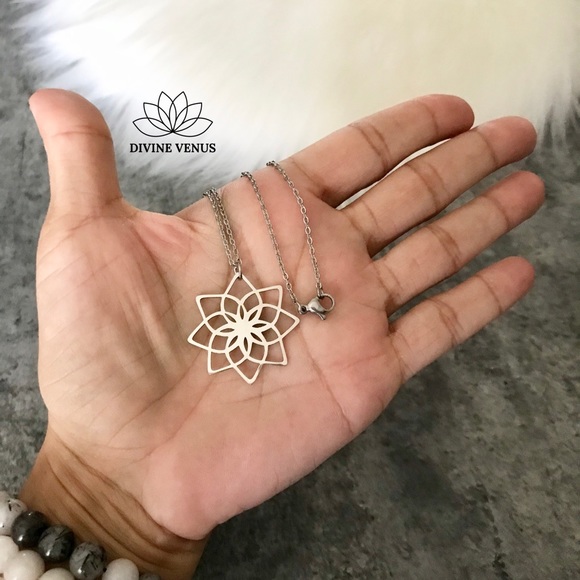 Lotus Necklace - Picture 6 of 9